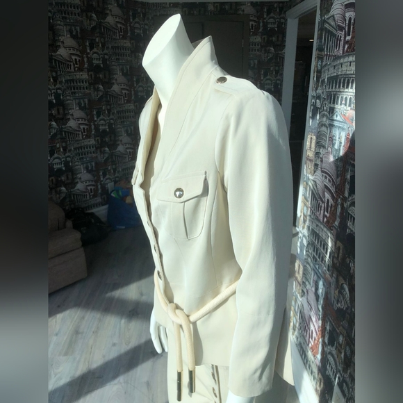 Elisabetta Franchi military style suit.Size:44 IT.Worn a 3 times - Picture 4 of 13